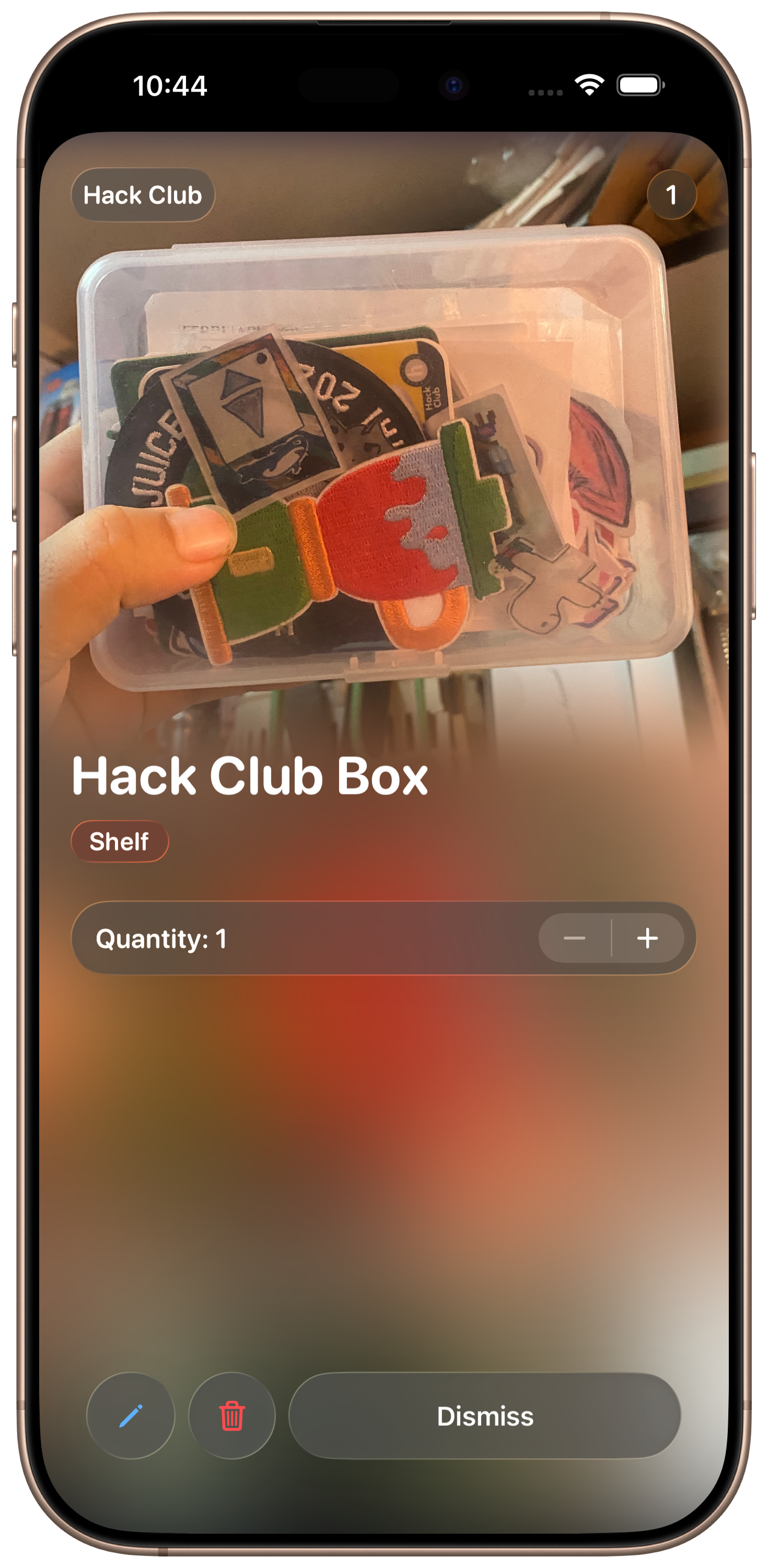 Item View Screenshot