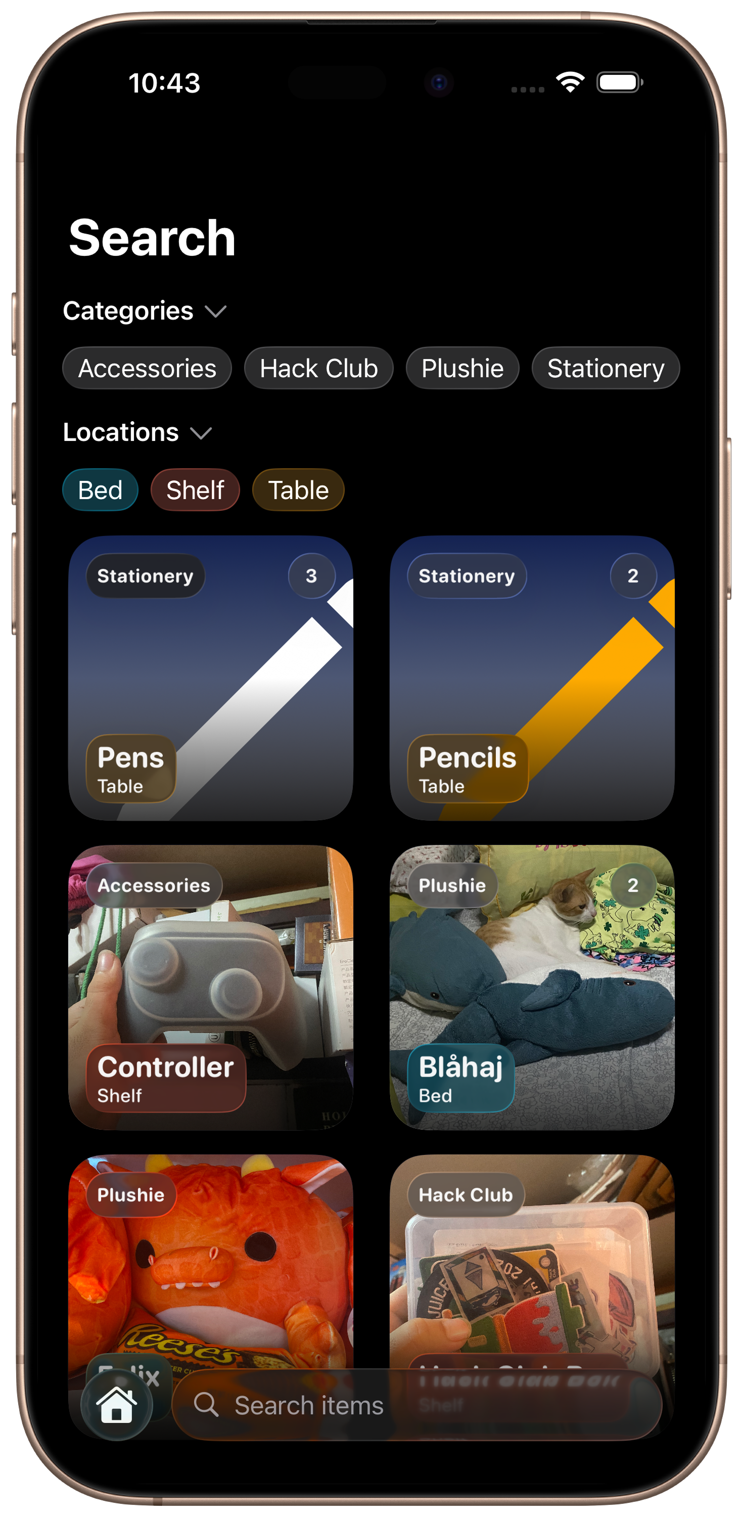 Search View Screenshot
